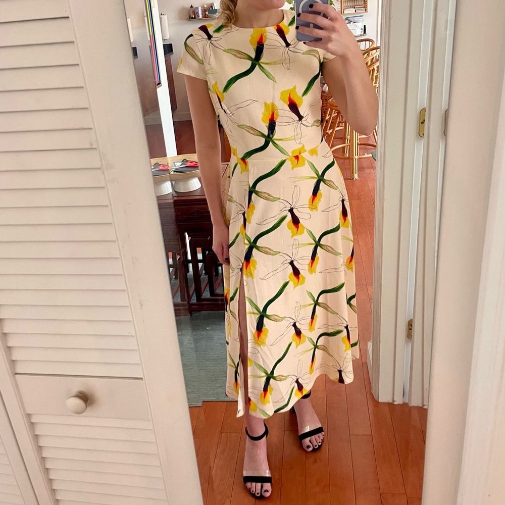 Alexia Admor Lily High-Slit Midi Dress